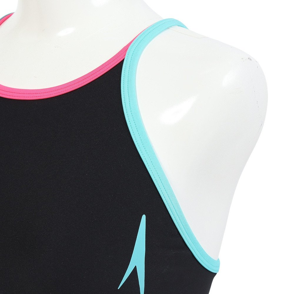 スピード（SPEEDO）（レディース）競泳水着 水泳 エフシーターンズスーツ 黒 S-LLサイズ STW02550G EM トレーニング水着