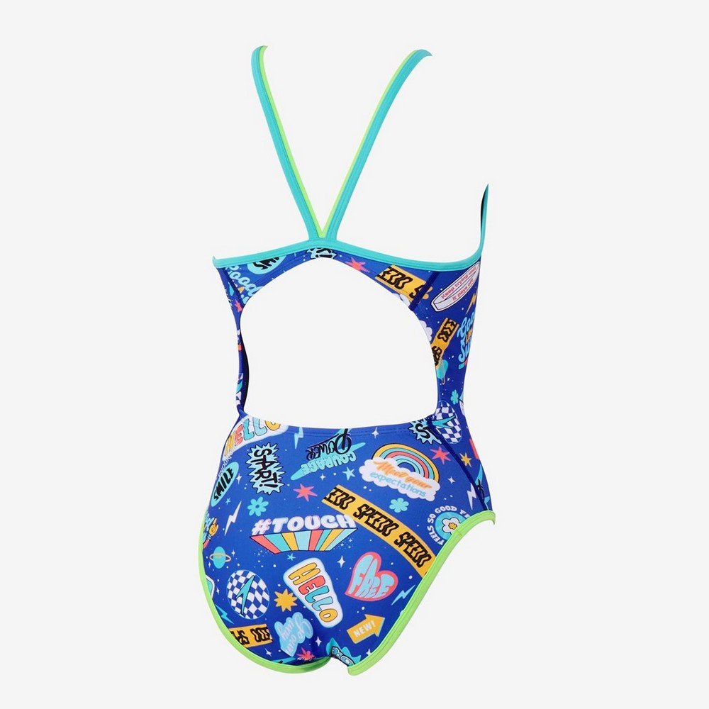 スピード（SPEEDO）（レディース）競泳水着 水泳 カラフルアイコンズ