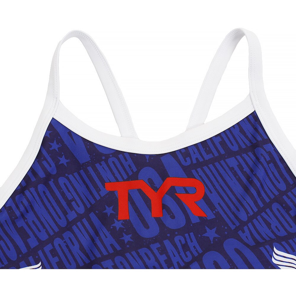 ティーワイアール（TYR）（レディース）水着 レディース ANYTIME CHEVRON FLEXBACK SHORT JOHN SCHEV-18M NV