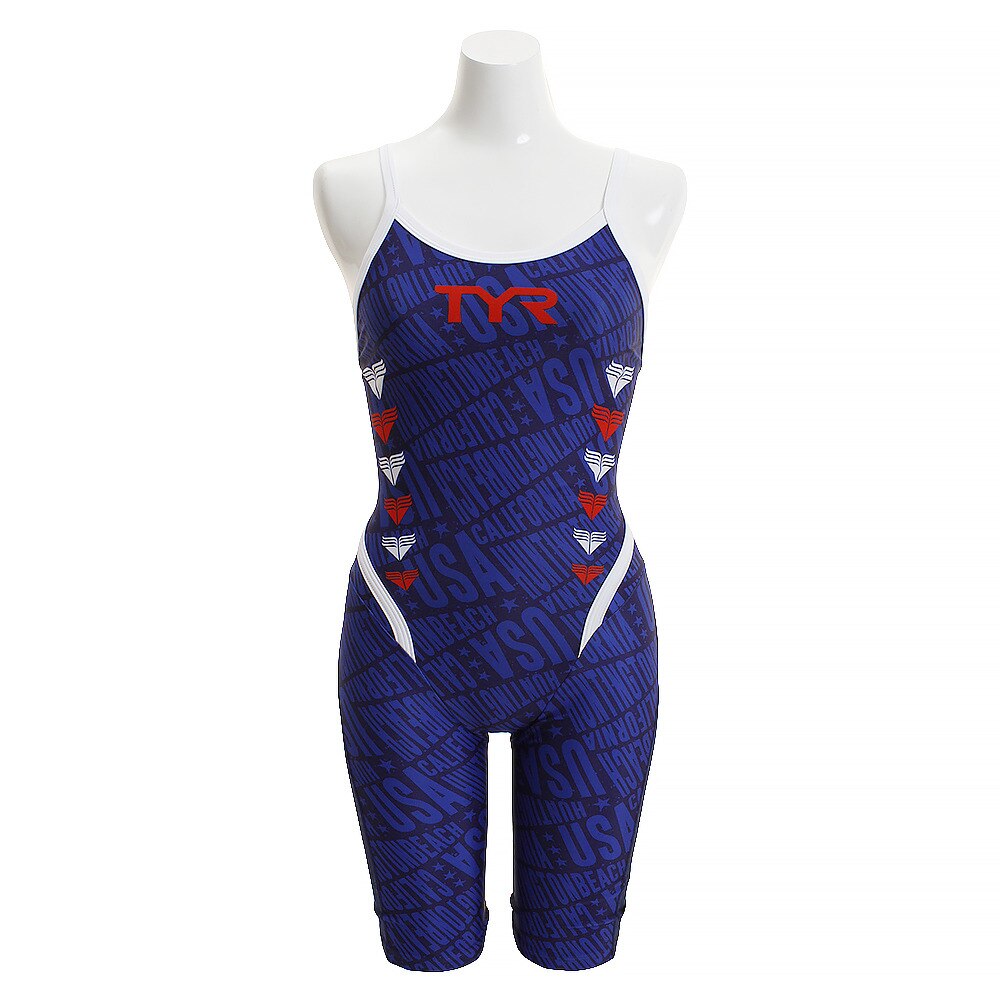 ティーワイアール（TYR）（レディース）水着 レディース ANYTIME CHEVRON FLEXBACK SHORT JOHN SCHEV-18M NV
