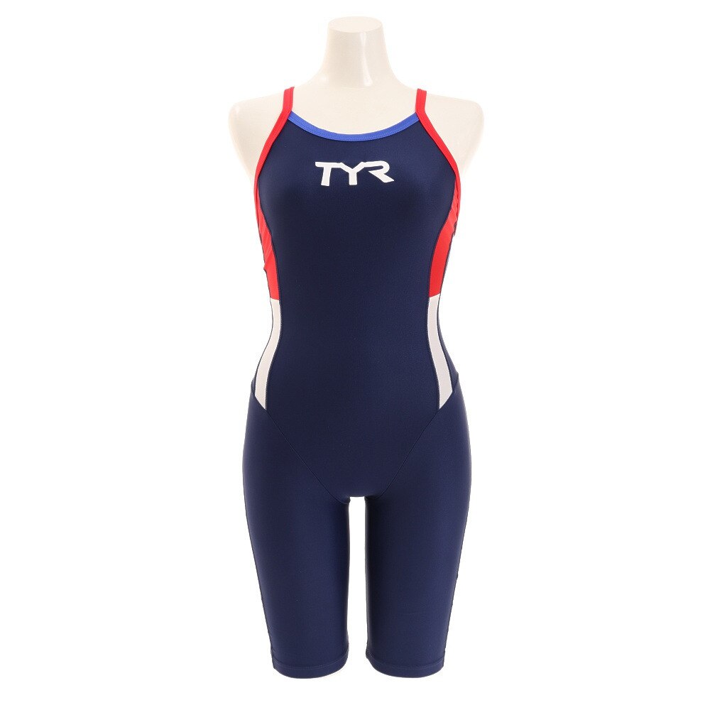  競泳水着 レディース 水泳 オールインワン水着 TRSJOHN COLOR SPL SCOLR-20M NVRD