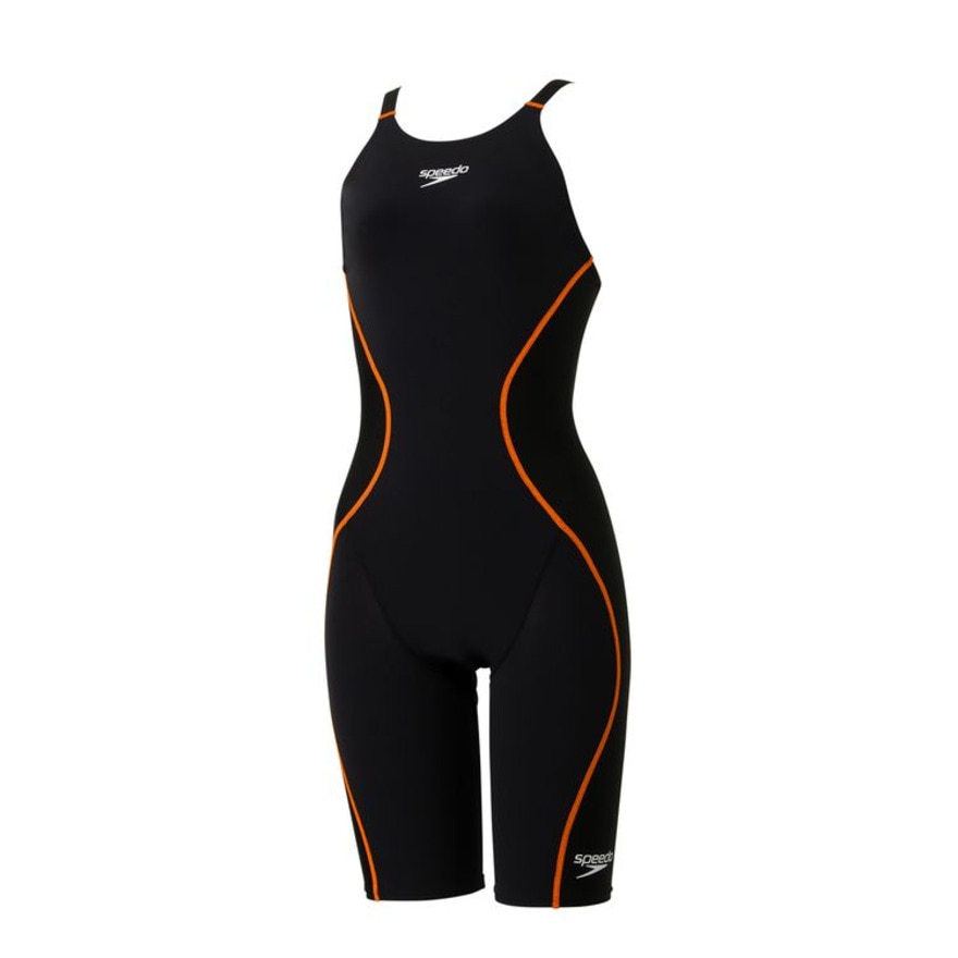 スピード（SPEEDO）（レディース）競泳水着 レディース 水泳 プロハイブリッド2オープンバックニースキン SCW12201F K