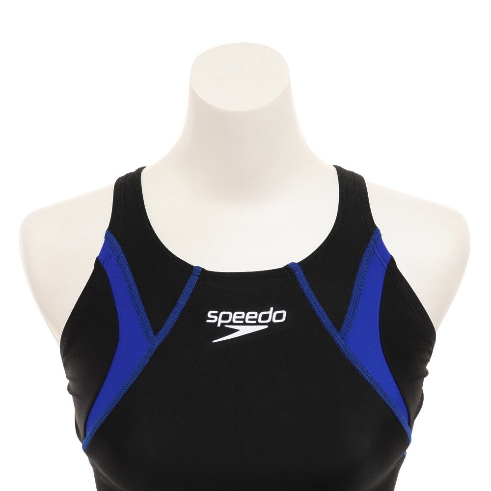 スピード（SPEEDO）（レディース）競泳水着 レディース 水泳 FLEX Σ2 セミオープンバックニースキン3 FINA承認 SCW12103FC  KB