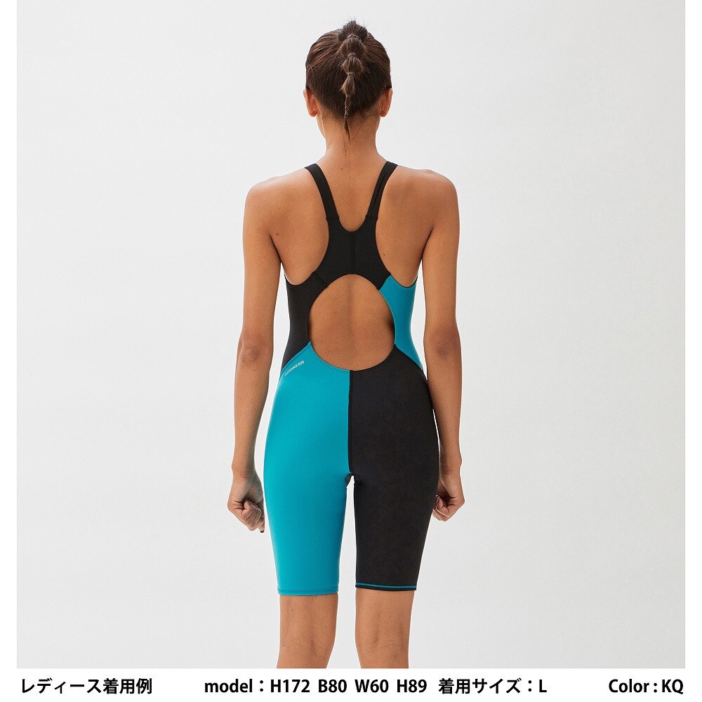 スピード（SPEEDO）（レディース）競泳水着 レディース 水泳 パネルフリージリーターンズニースキン STW12303 KQ