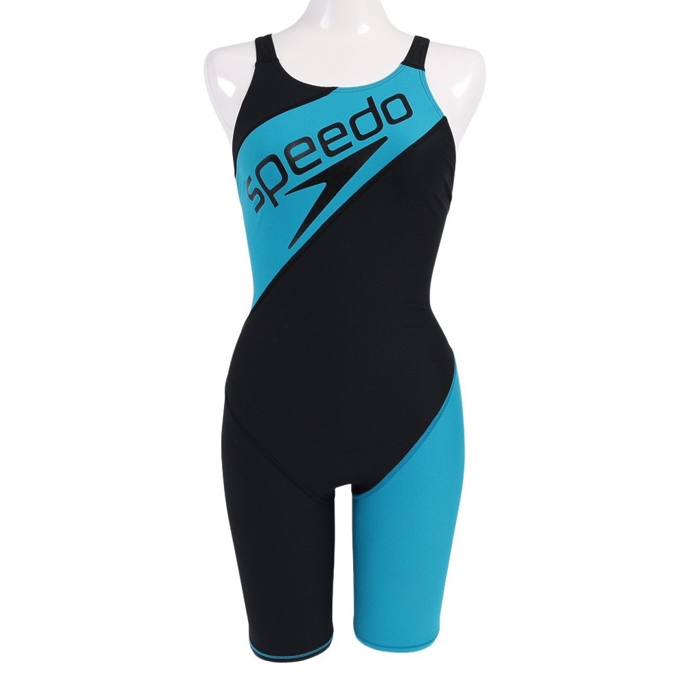 スピード（SPEEDO）（レディース）競泳水着 レディース 水泳 パネルフリージリーターンズニースキン STW12303 KQ