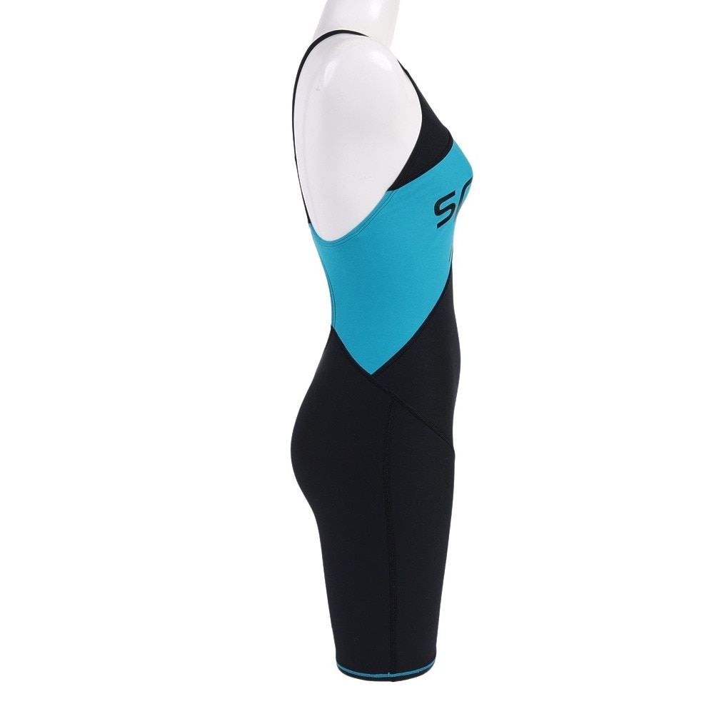 スピード（SPEEDO）（レディース）競泳水着 レディース 水泳 パネルフリージリーターンズニースキン STW12303 KQ