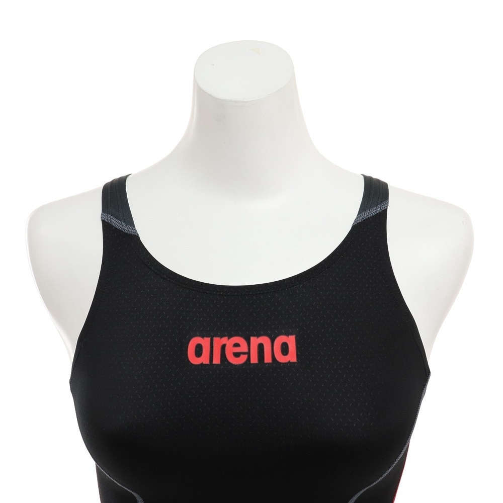 アリーナ（ARENA）（レディース）競泳水着 レディース 水泳 ハーフスパッツオープンバック WA承認モデル ARN-1024W BKRD