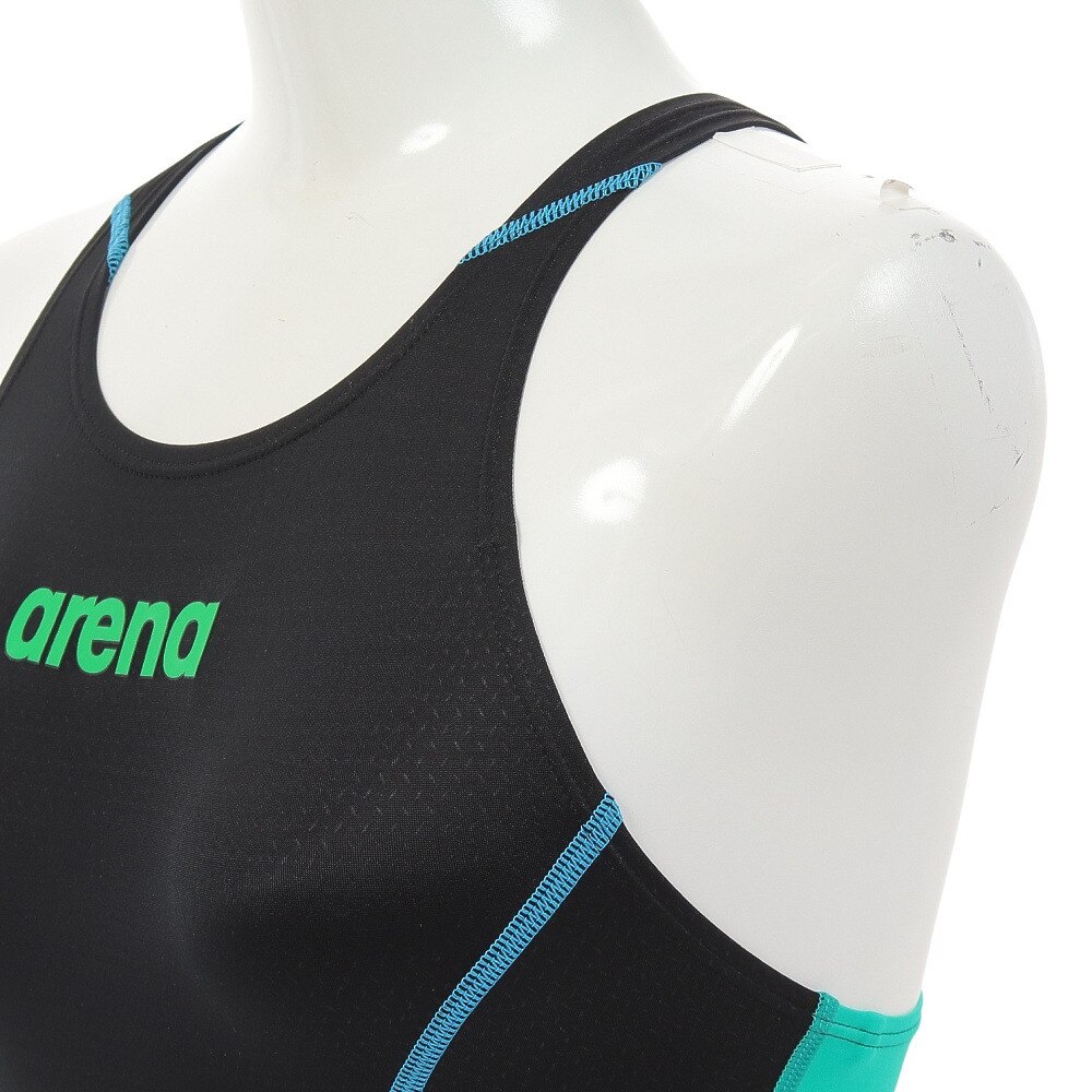 アリーナ（ARENA）（レディース）競泳水着 レディース 水泳 アクアアドバンスド ハーフスパッツオープンバック WA承認モデル ARN-1024W BKGN