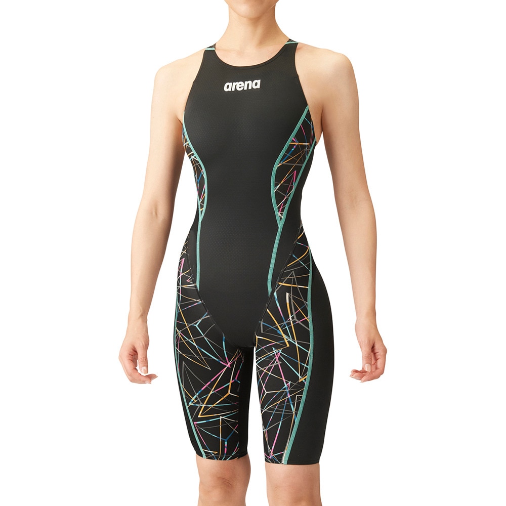 アリーナ（ARENA）（レディース）競泳水着 レディース 水泳 レ-シングワンピ-ススパッツ WA承認 ARN-4043W BKOG