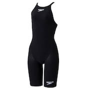 (レディース)競泳水着 レディース 水泳 ファストスキンプロ3オープンバックニースキン WA承認 SCW12101F K