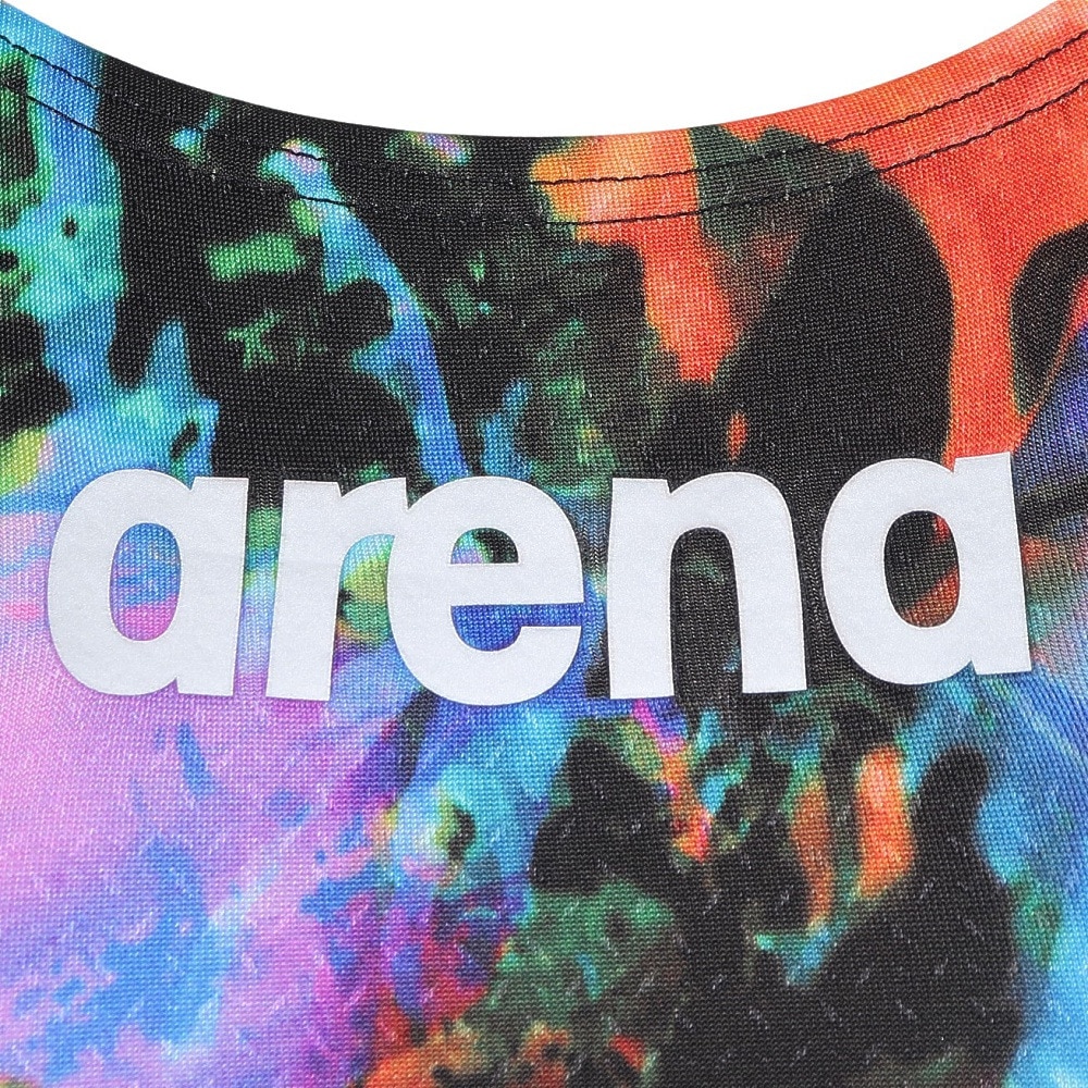 アリーナ（ARENA）（レディース）競泳水着 レディース 水泳 レ-シングワンピ-ススパッツ WA承認モデル AS4FRC20W BKBL ブラック ブルー
