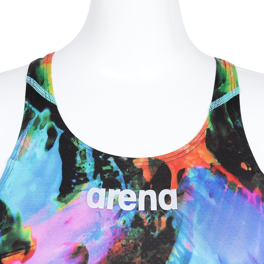 アリーナ（ARENA）（レディース）競泳水着 レディース 水泳 レ-シングワンピ-ススパッツ WA承認モデル AS4FRC20W BKBL ブラック ブルー