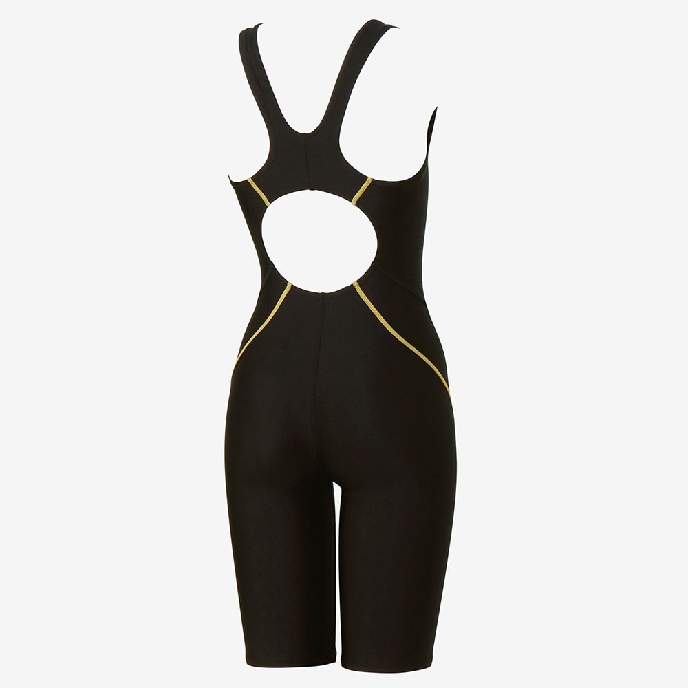 スピード（SPEEDO）（レディース）競泳水着 フレックスシグマニューセミオープンバックニースキン1 WA承認モデル SCW12505F K