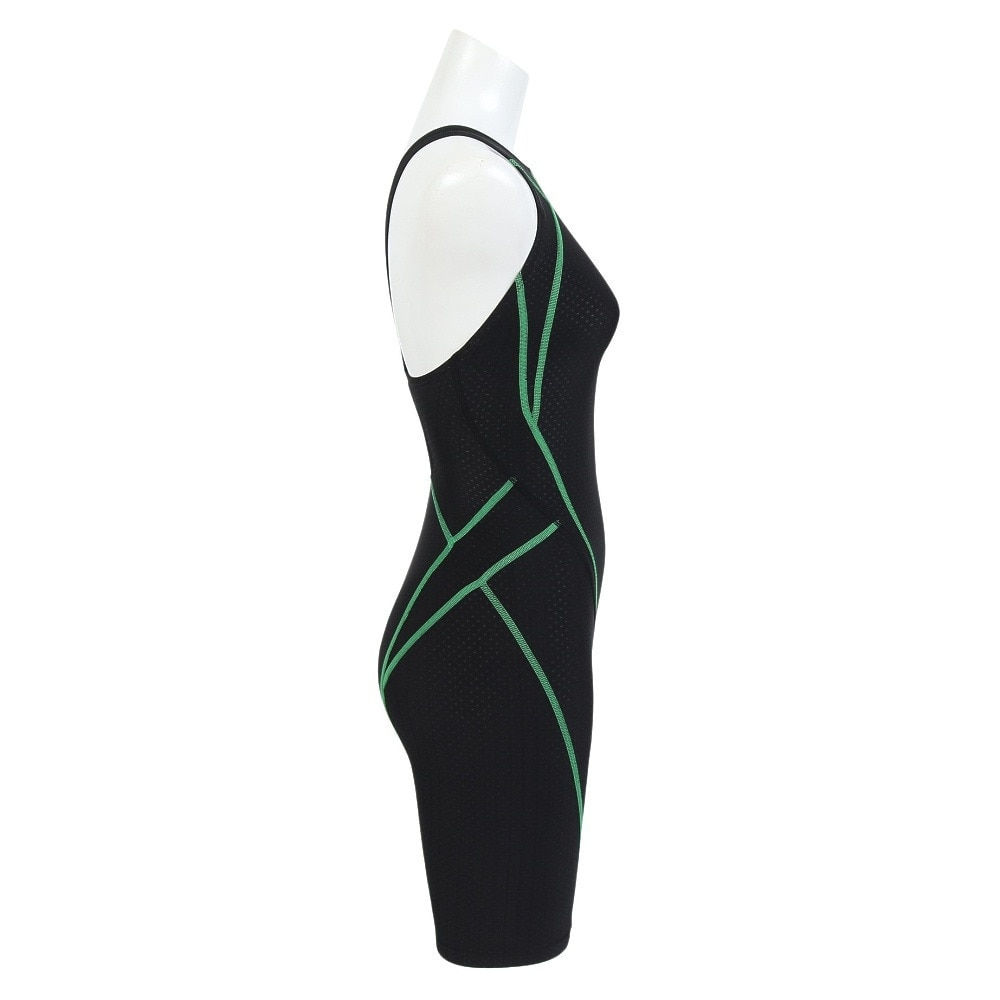 アリーナ（ARENA）（レディース）競泳水着 水泳 レーシングワンピ-ススパッツ WA承認モデル AS4FRC50L BKBK