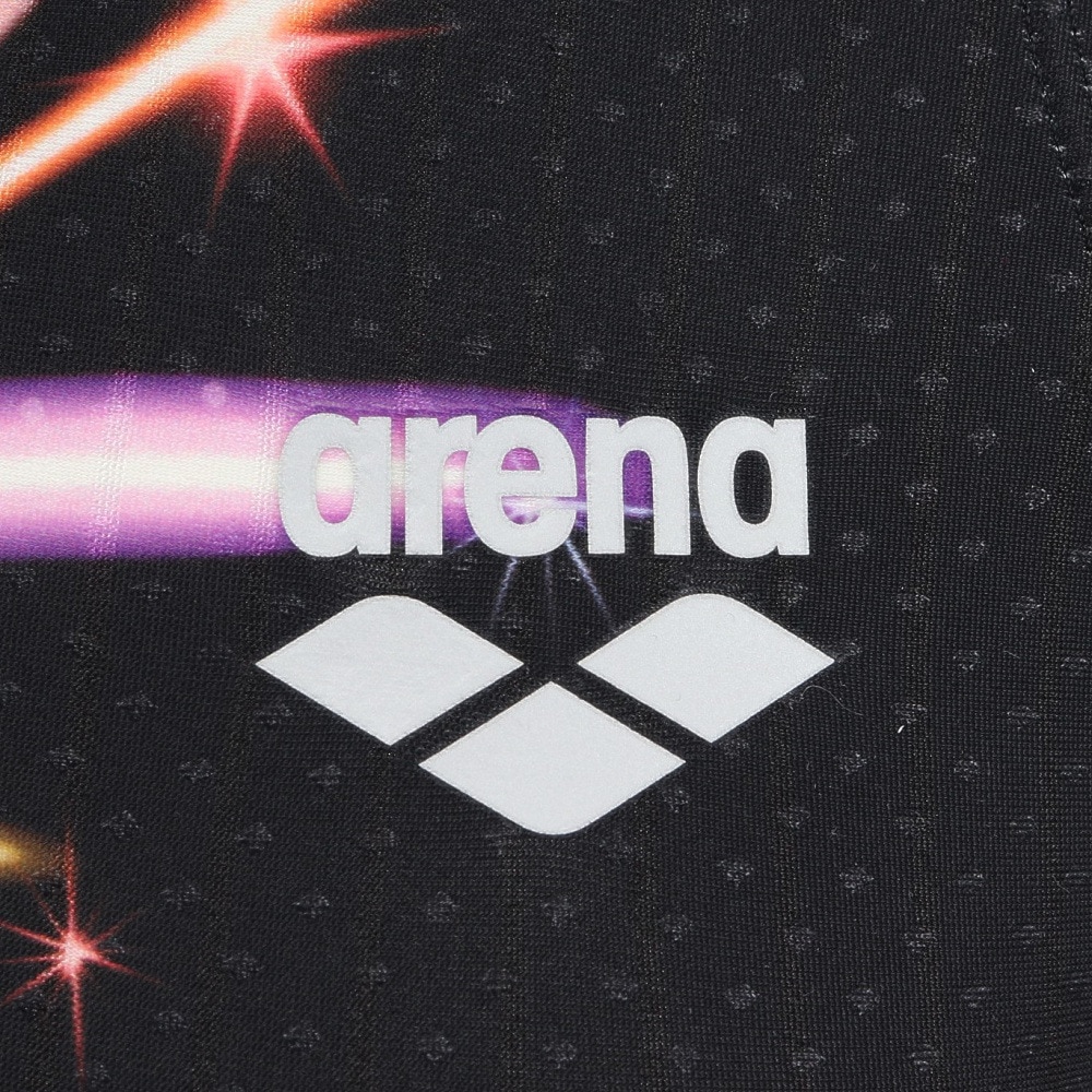 アリーナ（ARENA）（レディース）競泳水着 レディース 水泳 レーシングワンピース スパッツ WA承認モデル S-3L AS5SRC68L BKOR ひざ上丈 大会 練習 撥水