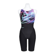 (レディース)競泳水着 水泳 レ-シングワンピ-ススパツツ WA承認モデル AS5SRC69L BKEM
