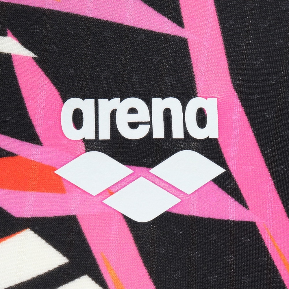 アリーナ（ARENA）（レディース）競泳水着 レディース 水泳 レーシングワンピース スパッツ WA承認モデル S-3L AS5SRC71L BKPK ひざ上丈 大会 練習 撥水