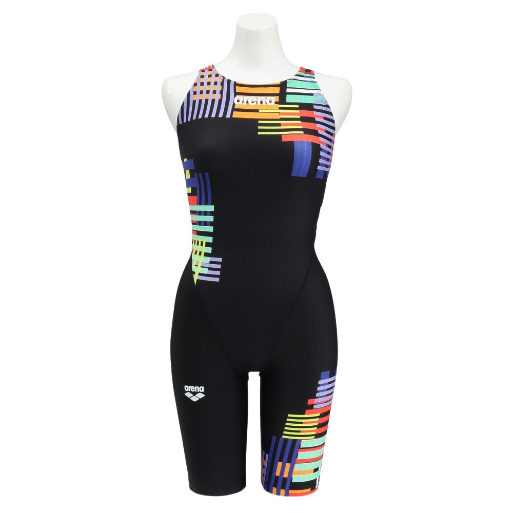 アリーナ（ARENA）（レディース）競泳水着 レディース 水泳 レーシングワンピーススパッツ WA承認モデル AS5FRC58L BKRD