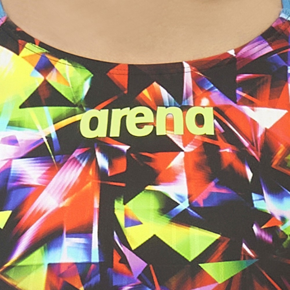 アリーナ（ARENA）（レディース）競泳水着 レディース 水泳 レーシングワンピーススパッツ オープンバック ハーフレッグ WA承認 AS5FRC69L BKRD