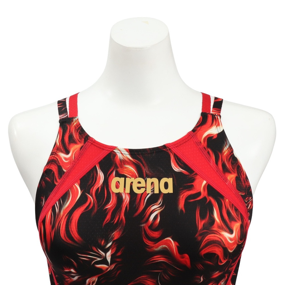 アリーナ（ARENA）（レディース）競泳水着 水泳 ダブルストラップ スパッツ WA承認モデル AS5FRCS8L BKRD