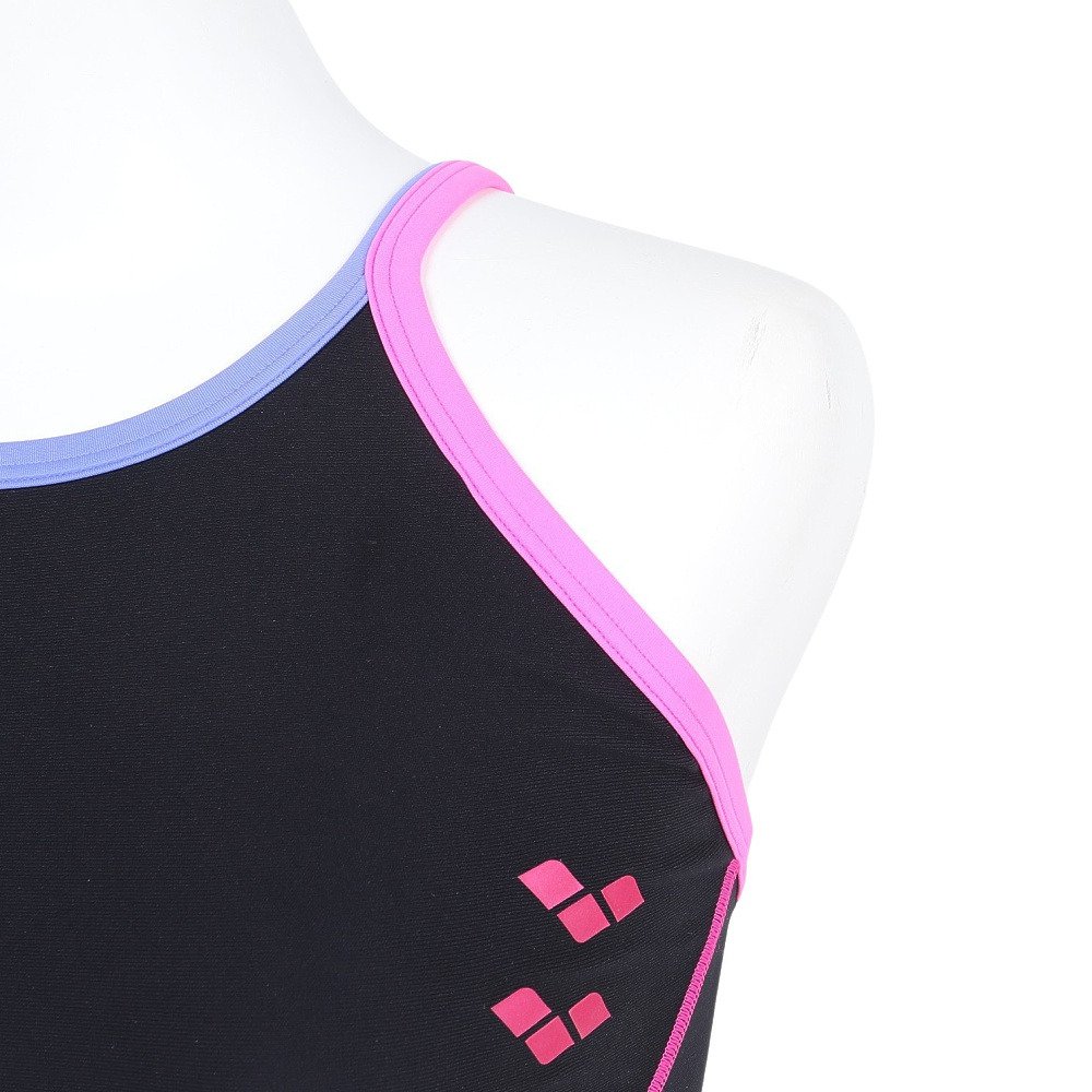 ［新品］配色カラースイムウェア 黒 ピンクM 人気 流行 お洒落 おしゃれ 綺麗 Megurine Luka x Listen Flavor Megurine Luka Mountain Hoodie Japan
