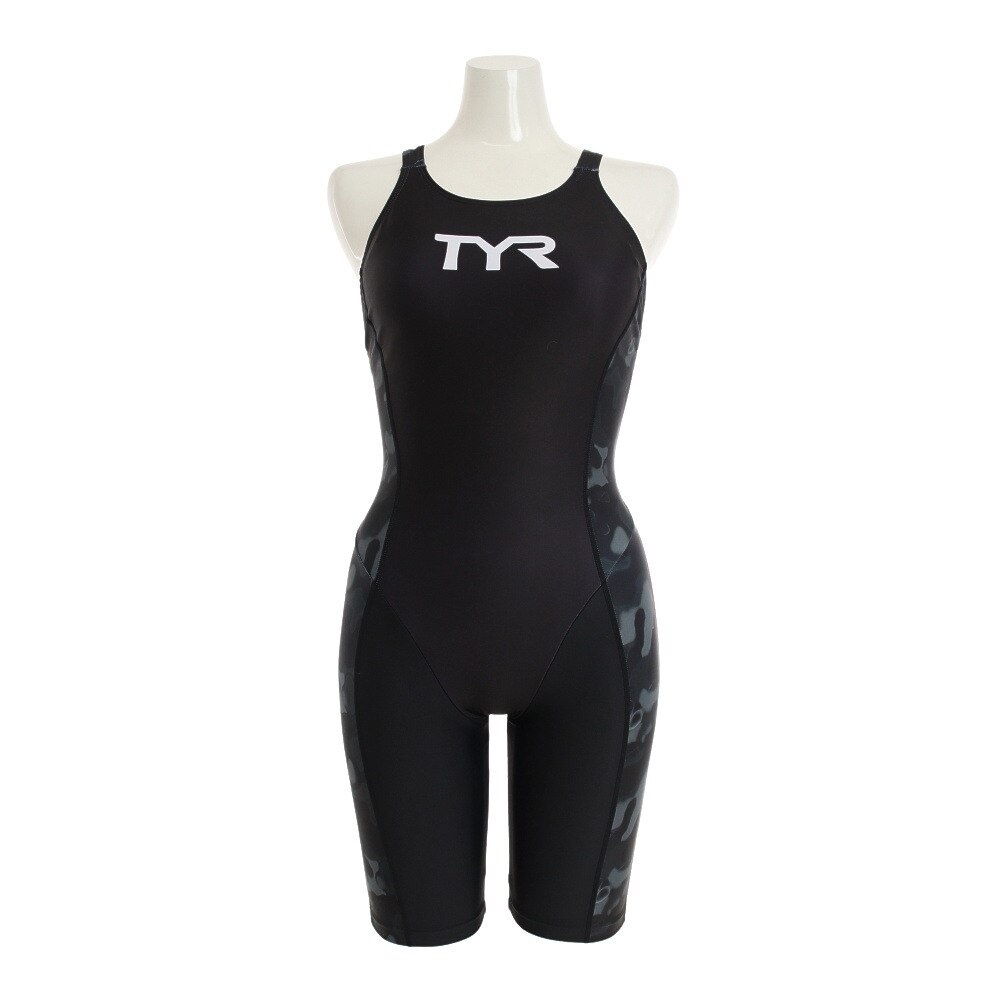  水着 レディース タイダイ ショートジョン STIED-20M BK