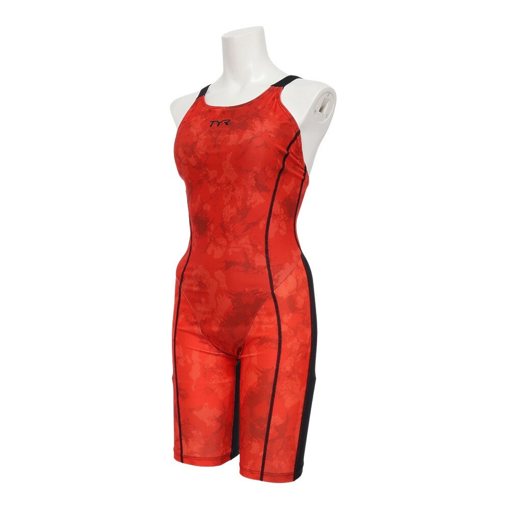 ティア（TYR）（レディース）フィットネス水着 レディース 水泳 STEALTH ショートジョン SSTEL522 RD