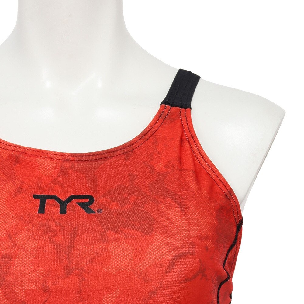 ティア（TYR）（レディース）フィットネス水着 レディース 水泳 STEALTH ショートジョン SSTEL522 RD