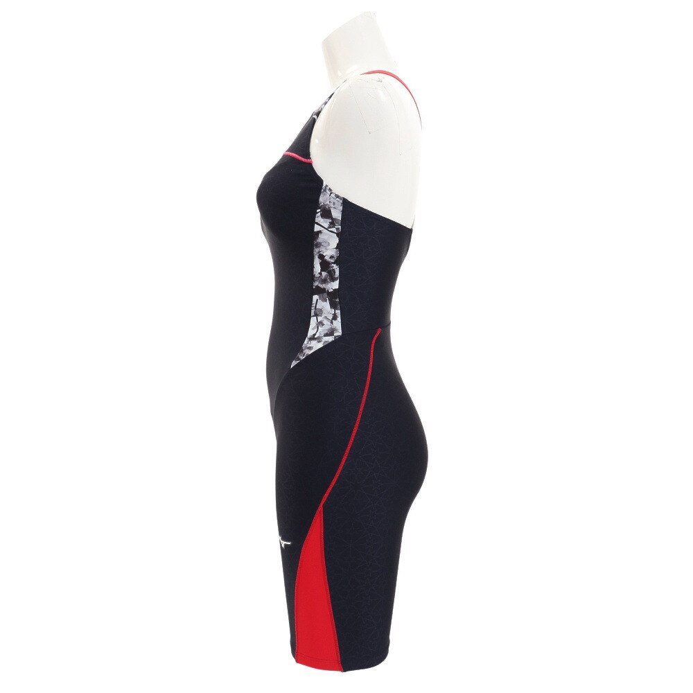 ミズノ（MIZUNO）（レディース）フィットネス水着 レディース 水泳 アクアフィットネス用オールインワン ピースバック N2JGA30386