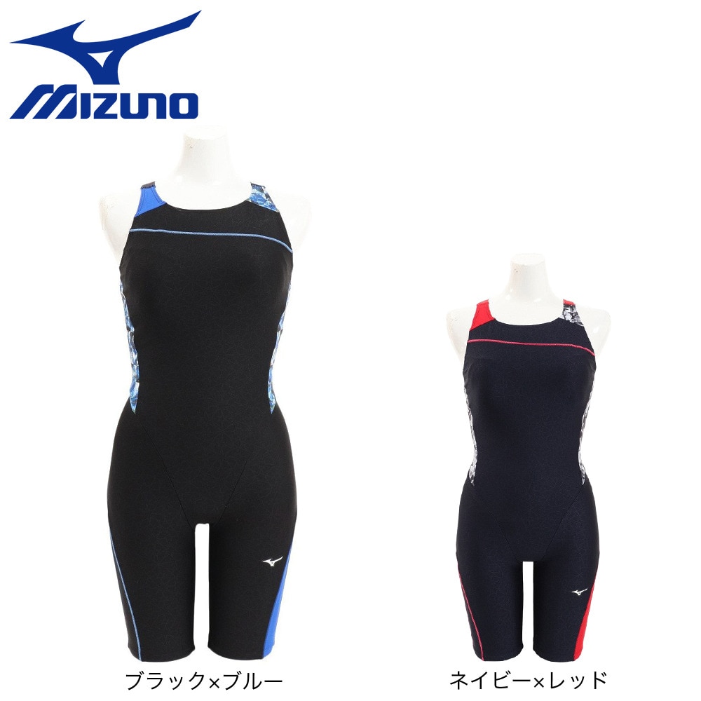ミズノ（MIZUNO）（レディース）フィットネス水着 レディース 水泳 アクアフィットネス用オールインワン ピースバック N2JGA30392