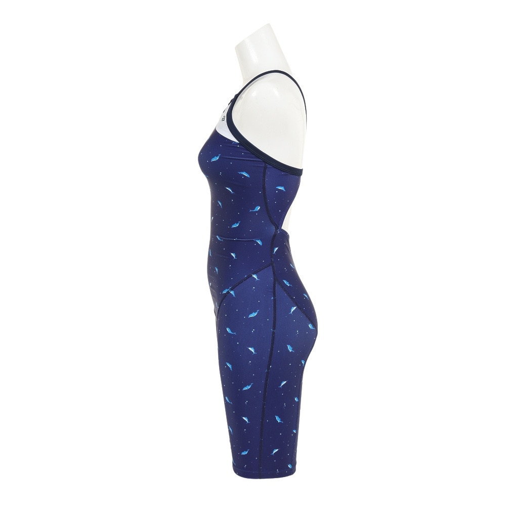 RA（RA）（レディース）フィットネス水着 レディース 水泳 ショートジョン GRAND BLUE RA123-SBLUE NV