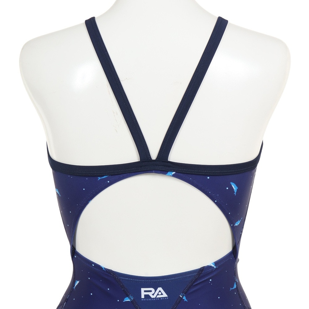 RA（RA）（レディース）フィットネス水着 レディース 水泳 ショートジョン GRAND BLUE RA123-SBLUE NV