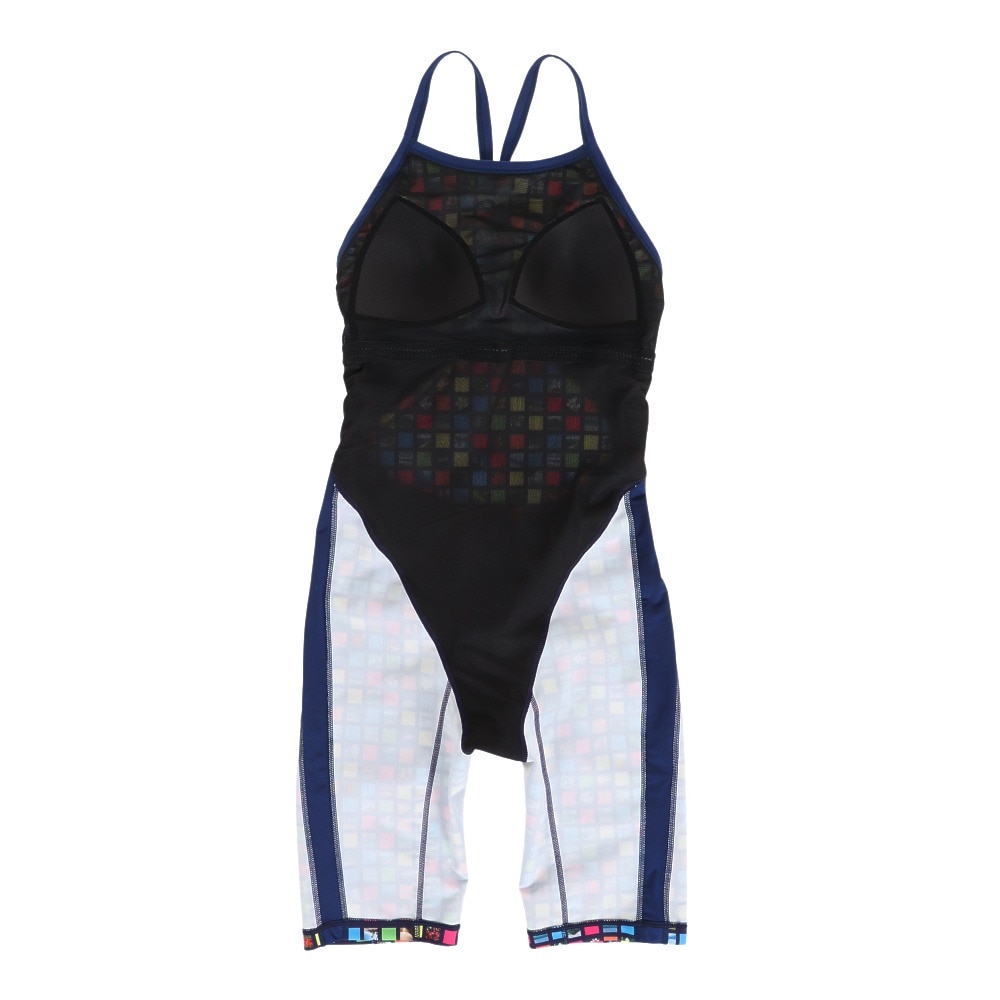 RA（RA）（レディース）フィットネス水着 レディース 水泳 ショートジョン TROPICAL PL RA123-STROP NV1