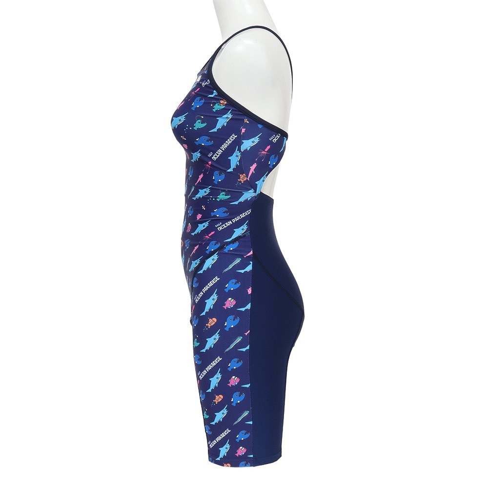 RA（RA）（レディース）フィットネス水着 レディース 水泳 ショートジョン DEEP OCEAN RA123-SDOPA NV