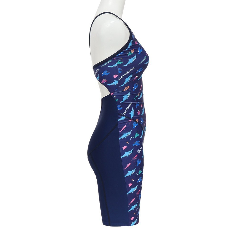 RA（RA）（レディース）フィットネス水着 レディース 水泳 ショートジョン DEEP OCEAN RA123-SDOPA NV