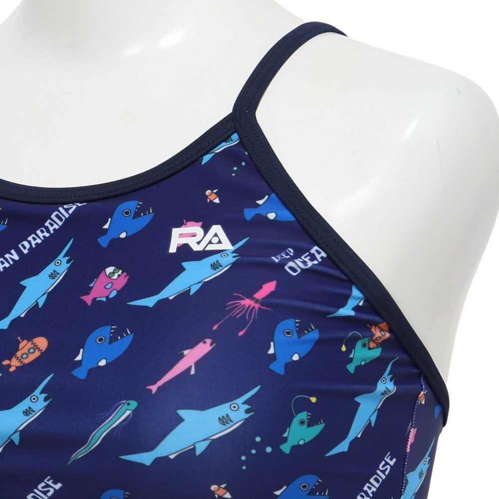 RA（RA）（レディース）フィットネス水着 レディース 水泳 ショートジョン DEEP OCEAN RA123-SDOPA NV