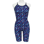 (レディース)フィットネス水着 レディース 水泳 ショートジョン DEEP OCEAN RA123-SDOPA NV