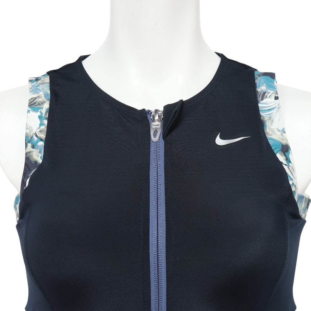 ナイキ（NIKE）（レディース）フィットネス水着 レディース 水泳 フルジップレッグスーツ 2993102-19