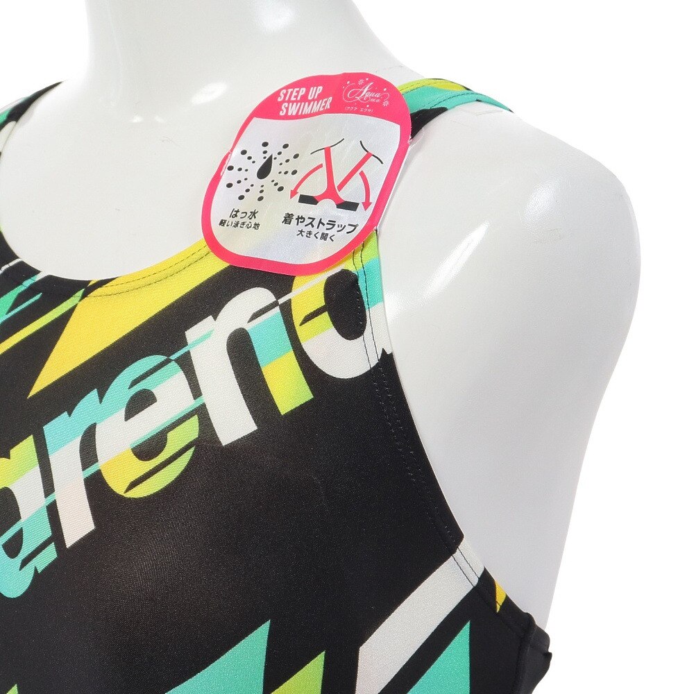 アリーナ（ARENA）（レディース）フィットネス水着 レディース 水泳 アクアエクサ ワンピースパッツ FLA-3906W BKGN