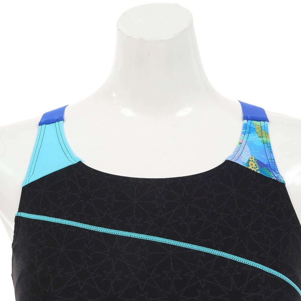ミズノ（MIZUNO）（レディース）フィットネス水着 レディース 水泳 アクアフィットネス用オールインワン ピースバック N2JGA80392