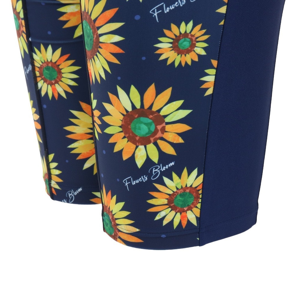 RA（RA）（レディース）フィットネス水着 レディース 水泳 オールインワン FLOWERSBLOOM RA523-SFBMA NV