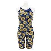 (レディース)フィットネス水着 レディース 水泳 オールインワン FLOWERSBLOOM RA523-SFBMA NV