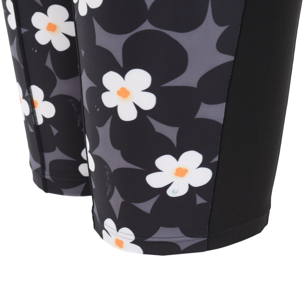 RA（RA）（レディース）フィットネス水着 レディース 水泳 オールインワン FLOWERSBLOOM RA523-SFBMB BK