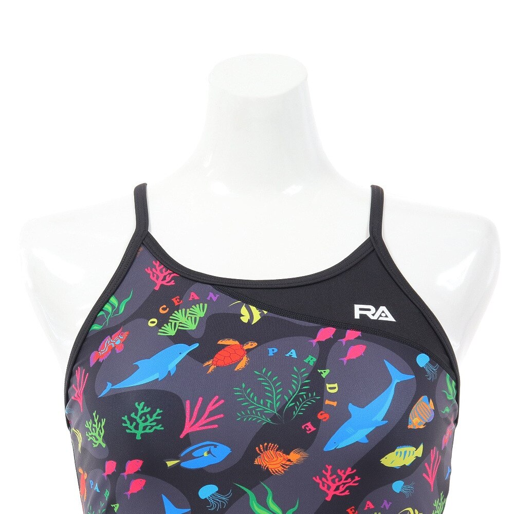 RA（RA）（レディース）フィットネス水着 レディース 水泳 オールインワン OCEANPARADIS RA523-SOCEN BKML