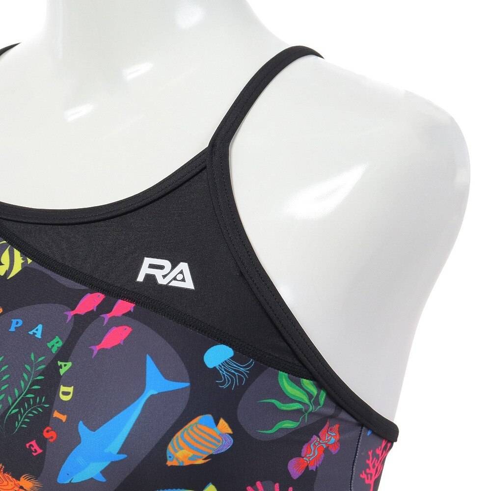 RA（RA）（レディース）フィットネス水着 レディース 水泳 オールインワン OCEANPARADIS RA523-SOCEN BKML