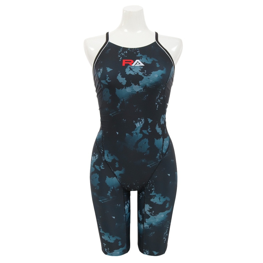 RA（RA）（レディース）フィットネス水着 レディース 水泳 オールインワン UNDERWATER RA523-SUNDR BK