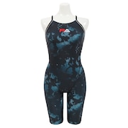 (レディース)フィットネス水着 レディース 水泳 オールインワン UNDERWATER RA523-SUNDR BK