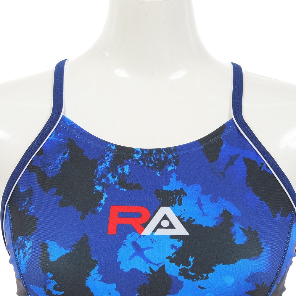 RA（RA）（レディース）フィットネス水着 レディース 水泳 オールインワン UNDERWATER RA523-SUNDR NV