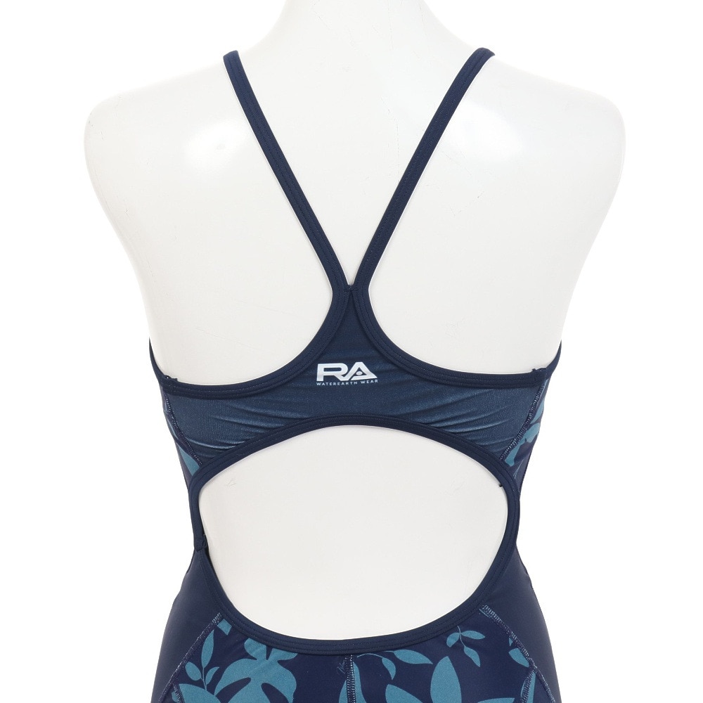 RA（RA）（レディース）フィットネス水着 レディース 水泳 Hバック オールインワン NIGHT LEAVES RA124-SNIGTP NVGN