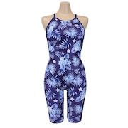 (レディース)フィットネス水着 レディース 水泳 H-バックオールインワン Flowers Bloom TROPICAL RA RA124-STROPP NVBL